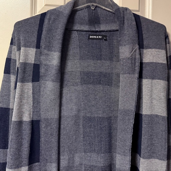 Domani ~ Women’s ~ Sweater ~ XL ~ Plaid ~ Long Sleeve ~ Cardigan - Picture 1 of 16